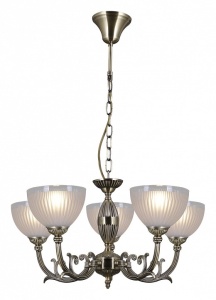 Подвесная люстра ILLUMICO CAPELLA IL9939-5PSQ-24 AB CAPELLA в интернет-магазине "Галерея света"