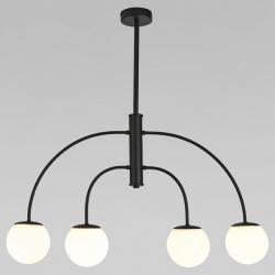 Люстра на штанге Eurosvet Cenacolo 30179/4 черный в интернет-магазине "Галерея света"