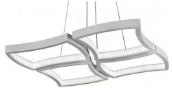 Подвесная люстра iLedex Roomy 8196-4-D-T WH в интернет-магазине "Галерея света"