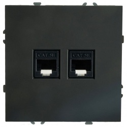 Розетка двойная Ethernet RJ-45 без рамки Stekker Эмили 49848 в интернет-магазине "Галерея света"