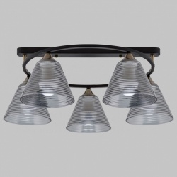 Потолочная люстра Imex MD.5948 MD.5948-5-S-BK+AB в интернет-магазине "Галерея света"