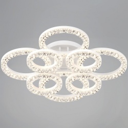 Люстра на штанге  09847-0.3-4+4A WH в интернет-магазине "Галерея света"