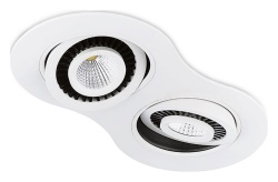 Встраиваемый светильник Ambrella Light S S505/2 W в интернет-магазине "Галерея света"