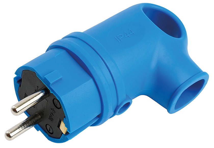 Вилка угловая с заземлением Stekker  39254 в интернет-магазине "Галерея света"