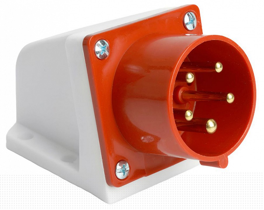 Вилка угловая 3P+PE+N Stekker  49447 в интернет-магазине "Галерея света"