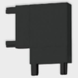 Соединитель угловой L-образный для треков накладных Italline IT09 IT09-9029 black в интернет-магазине "Галерея света"