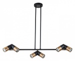 Люстра на штанге Indigo Doppio 11036/6R Black в интернет-магазине "Галерея света"