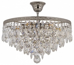 Люстра на штанге Arti Lampadari Castellana Nickel Castellana E 1.3.38.608 N в интернет-магазине "Галерея света"