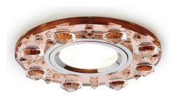 Встраиваемый светильник Ambrella Light Crystal K225 K225 BR в интернет-магазине "Галерея света"