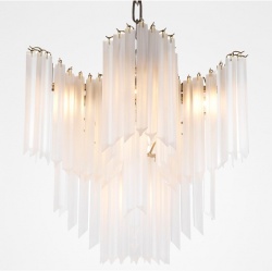 Подвесная люстра Imperiumloft Chandelier Pulsar White Glass 40.2107 в интернет-магазине "Галерея света"