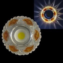 Встраиваемый светильник  42226-9.0-001PL MR16+LED3W CL/BN в интернет-магазине "Галерея света"