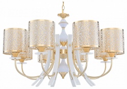 Подвесная люстра Arte Milano Florentia-6067 306067/8 Wh/Gd в интернет-магазине "Галерея света"