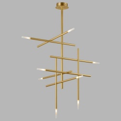 Люстра на штанге Imperiumloft Traverse Gold TRAVERSE01 в интернет-магазине "Галерея света"