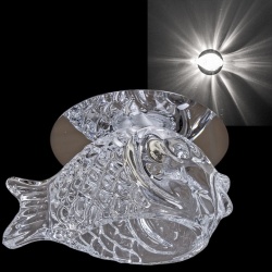 Встраиваемый светильник 08074-9.0-001H G9 CR в интернет-магазине "Галерея света"