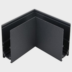 Соединитель угловой L-образный для треков накладных Italline Atom IT012-5034 black в интернет-магазине "Галерея света"