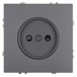 Розетка без заземления и со шторкой, без рамки Stekker Эмили 50242 в интернет-магазине "Галерея света"