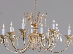 Подвесная люстра ILLUMICO  IL5233-10PLS-25 ELITE в интернет-магазине "Галерея света"