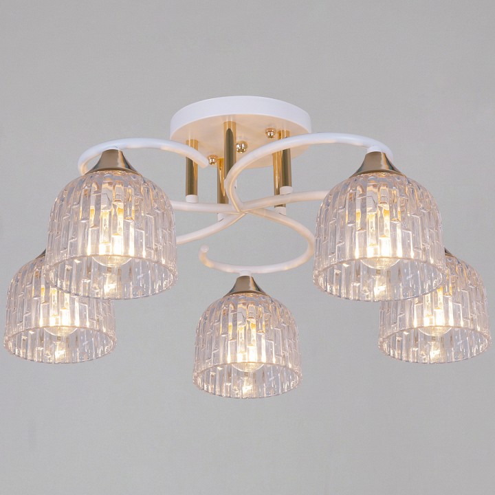 Люстра на штанге  16360-0.3-05 WH+FG в интернет-магазине "Галерея света"