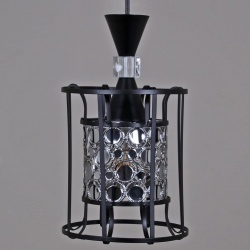 Подвесной светильник 05362-0.9-01 BK+CH в интернет-магазине "Галерея света"