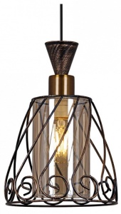 Подвесной светильник 03609-0.4-01 BK+GD в интернет-магазине "Галерея света"