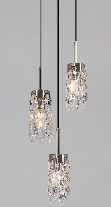 Подвесная люстра ILLUMICO  IL3588-3PSQ-26 AB DS в интернет-магазине "Галерея света"