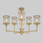 Люстра на штанге Eurosvet Inari 60144/6 золото в интернет-магазине "Галерея света"