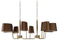 Подвесная люстра Loft it Hilton 10527/8 Brass в интернет-магазине "Галерея света"