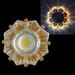 Встраиваемый светильник  42235-9.0-001PL MR16+LED3W CL/BN в интернет-магазине "Галерея света"