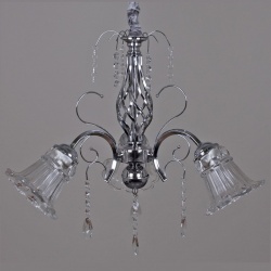 Подвесная люстра 02349-0.4-03 CR+CL в интернет-магазине "Галерея света"