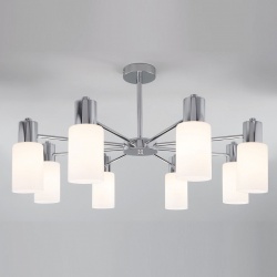 Люстра на штанге Eurosvet Vegga 70160/8 хром в интернет-магазине "Галерея света"