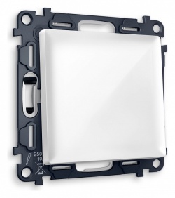 Выключатель одноклавишный без рамки Ambrella Volt ALFA MA101010 в интернет-магазине "Галерея света"