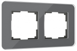 Рамка на 2 поста Werkel Elite (графит, стекло) W0022440 в интернет-магазине "Галерея света"