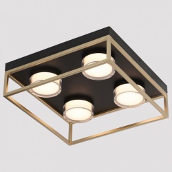 Накладной светильник iLedex Link 4778-37x37 MBK+SGD в интернет-магазине "Галерея света"