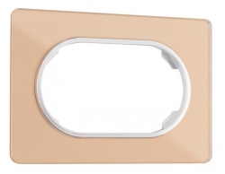 Рамка для двойной розетки Arte Milano am-502.13 502.13-double.shampan в интернет-магазине "Галерея света"