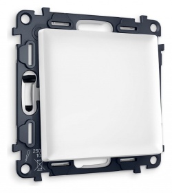 Выключатель перекрестный одноклавишный без рамки Ambrella Volt ALFA MA121030 в интернет-магазине "Галерея света"