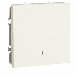 Выключатель одноклавишный с подсветкой без рамки Stekker Эмили 49863 в интернет-магазине "Галерея света"