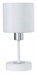 Настольная лампа декоративная Escada Denver 1109/1 White/Silver в интернет-магазине "Галерея света"