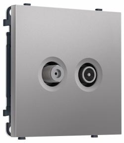 ТВ-розетка оконечная и розетка SAT-розетки без рамки Ambrella Volt MS MS513310 в интернет-магазине "Галерея света"