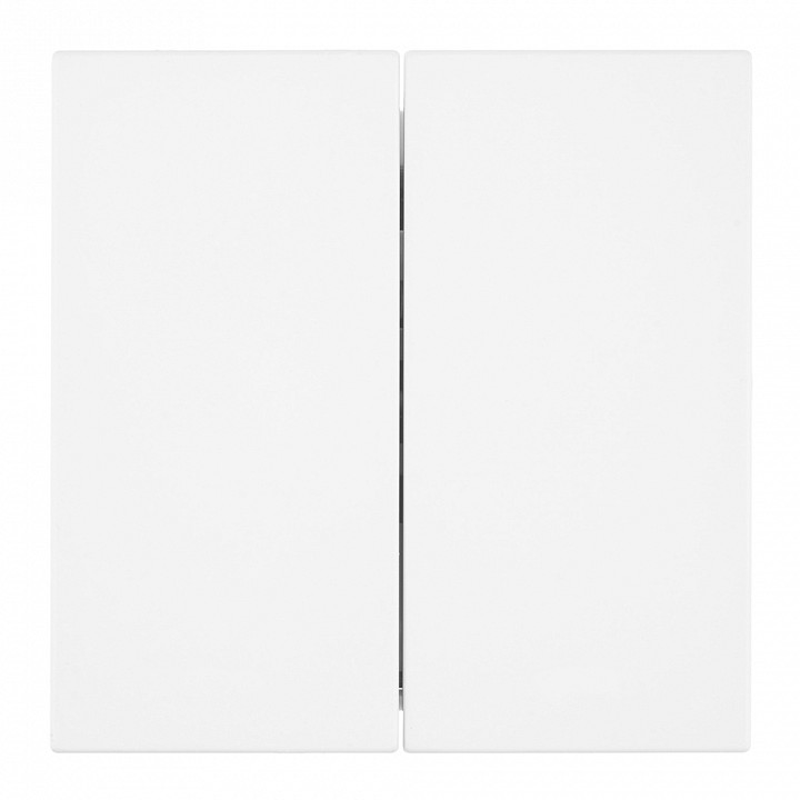 Выключатель двухклавишный без рамки Stekker Мия 50429 в интернет-магазине "Галерея света"