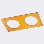 Рамка на 2 светильника Italline SP SP 02 gold в интернет-магазине "Галерея света"