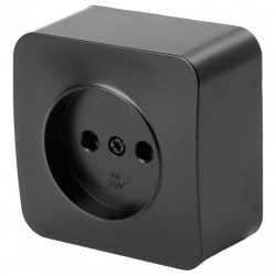 Розетка с заземлением Stekker София 49485 в интернет-магазине "Галерея света"