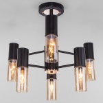 Люстра на штанге Eurosvet Tesoro 70125/6 черный в интернет-магазине "Галерея света"