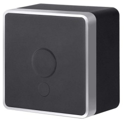 Розетка для вывод кабеля Werkel Gallant (черный с серебром) W5050234 в интернет-магазине "Галерея света"