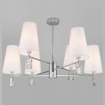 Люстра на штанге Eurosvet Milazzo 60137/6 хром в интернет-магазине "Галерея света"