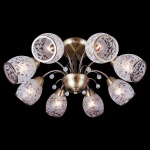 Люстра на штанге Eurosvet Gabriella 30026/8 античная бронза в интернет-магазине "Галерея света"