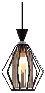 Подвесной светильник 00305-0.9-01 BK+WH в интернет-магазине "Галерея света"