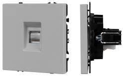 Розетка Ethernet RJ-45 и со шторками, без рамки Arlight SCT-NOBE 059439 в интернет-магазине "Галерея света"