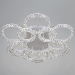 Потолочная люстра 09847-0.3-6+6A WH в интернет-магазине "Галерея света"