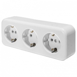 Розетка с заземлением Stekker Stekker 39697 в интернет-магазине "Галерея света"