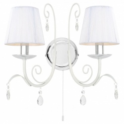 Бра Arte Lamp Romana Snow A1743AP-2WH в интернет-магазине "Галерея света"